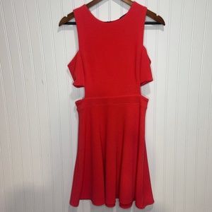 Soprano Dress The Cut Out Red/Pink/Coral Women's Large